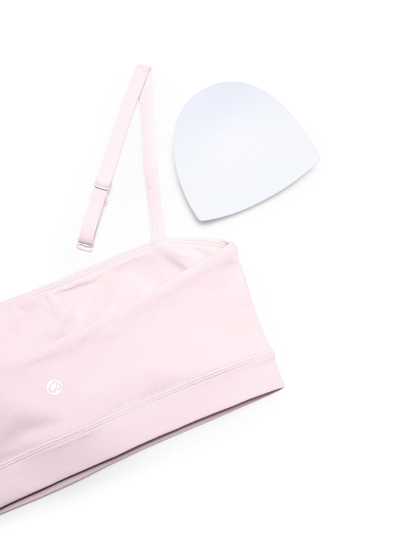 CRZ YOGA レディース Butterluxe 調整可能なスパゲッティストラップ スポーツブラ ストロベリーピンク