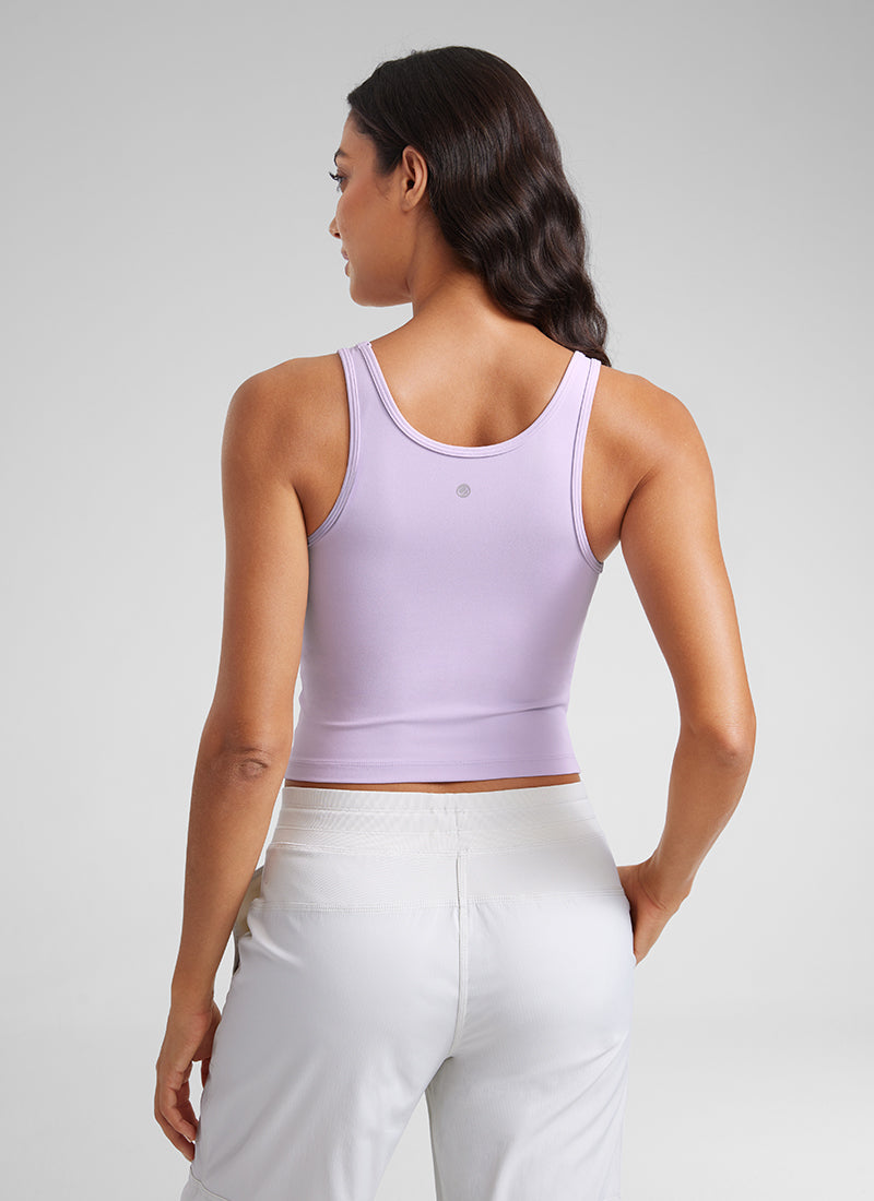 CRZ YOGA レディース ヨガ Butterluxe タイトフィット タンクトップ レーサーバック ライラックエアー