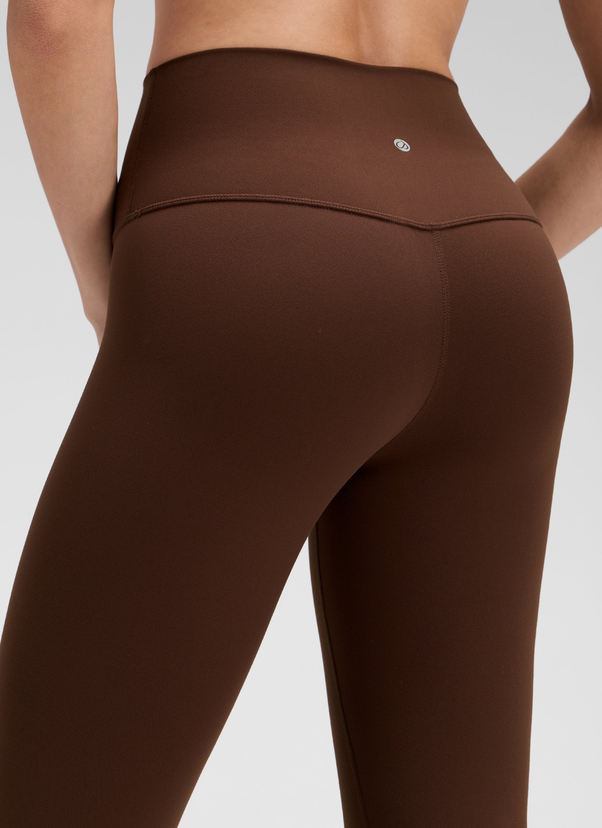 CRZ YOGA Women's Yoga Lounge High Rise Butterluxe Yoga Leggings 19'' Lava Brown