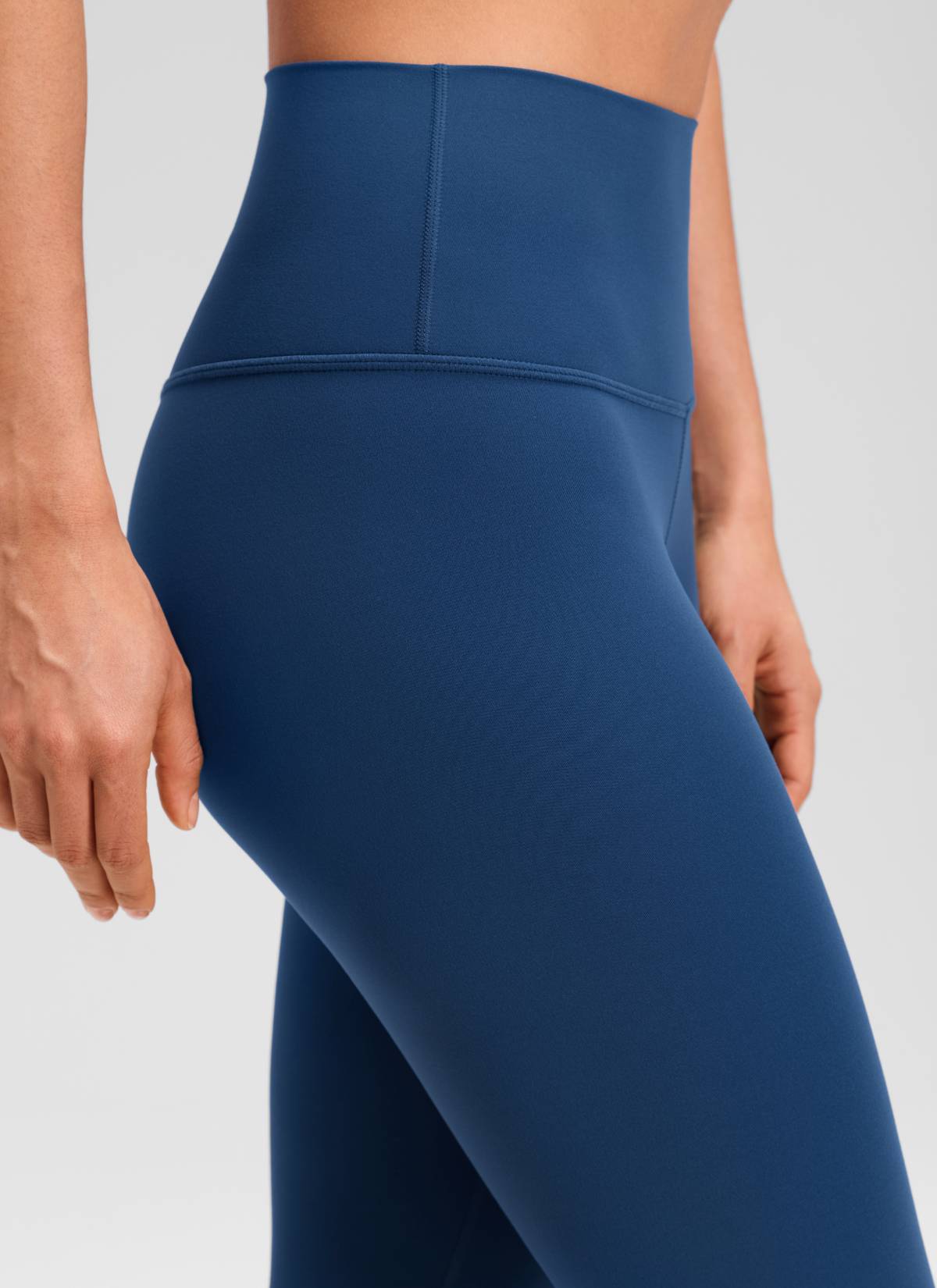 CRZ YOGA Women's Yoga Lounge High Rise Butterluxe Yoga Leggings 23'' French Navy
