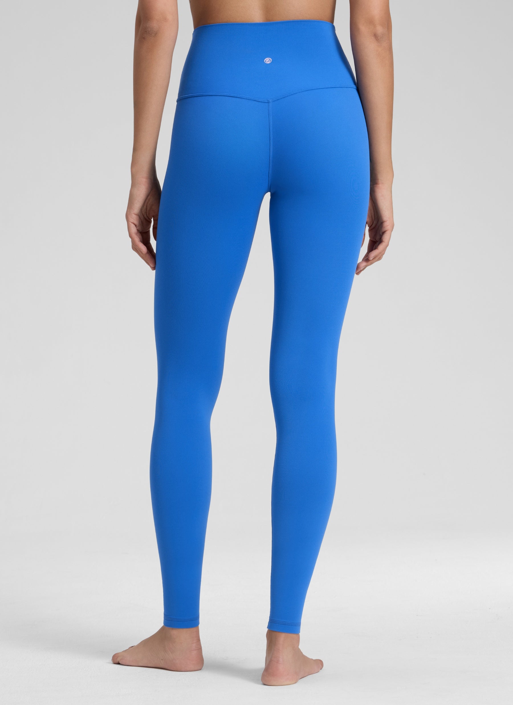 CRZ YOGA Women's Yoga Lounge High Rise Butterluxe Yoga Leggings 30'' Sparkle Blue