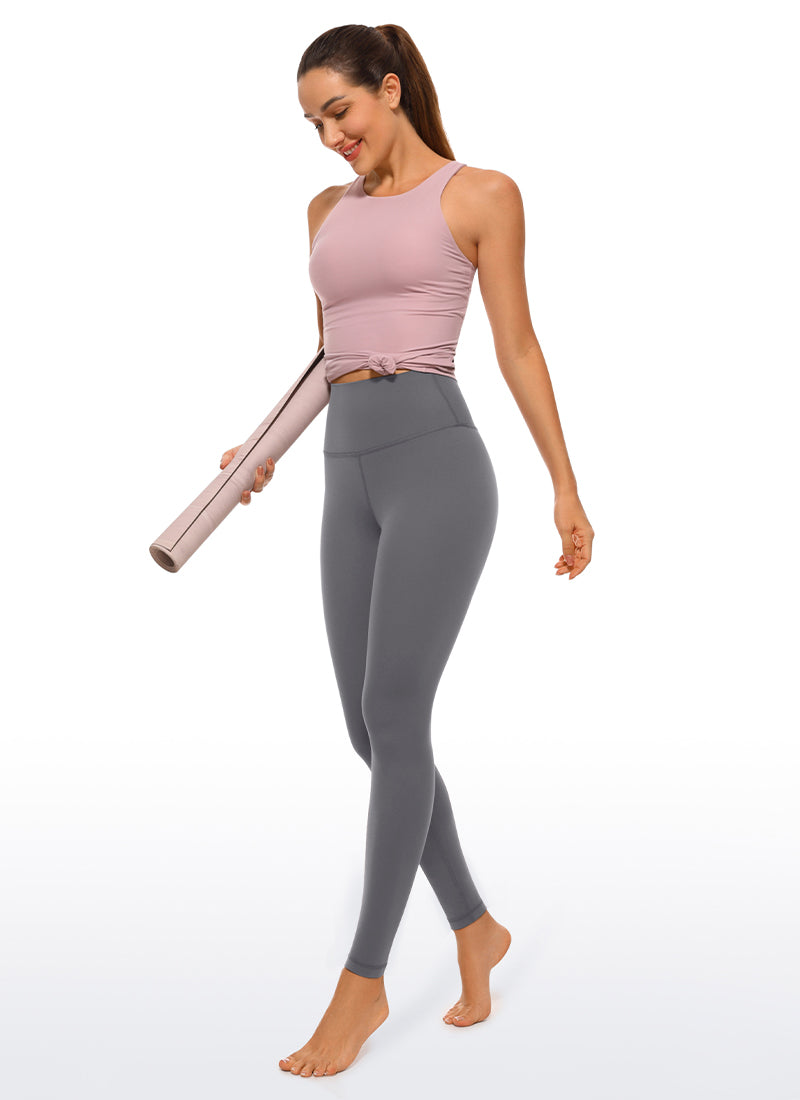 CRZ YOGA レディース ヨガラウンジ ハイライズButterluxe ヨガレギンス 30インチ ダークカーボン
