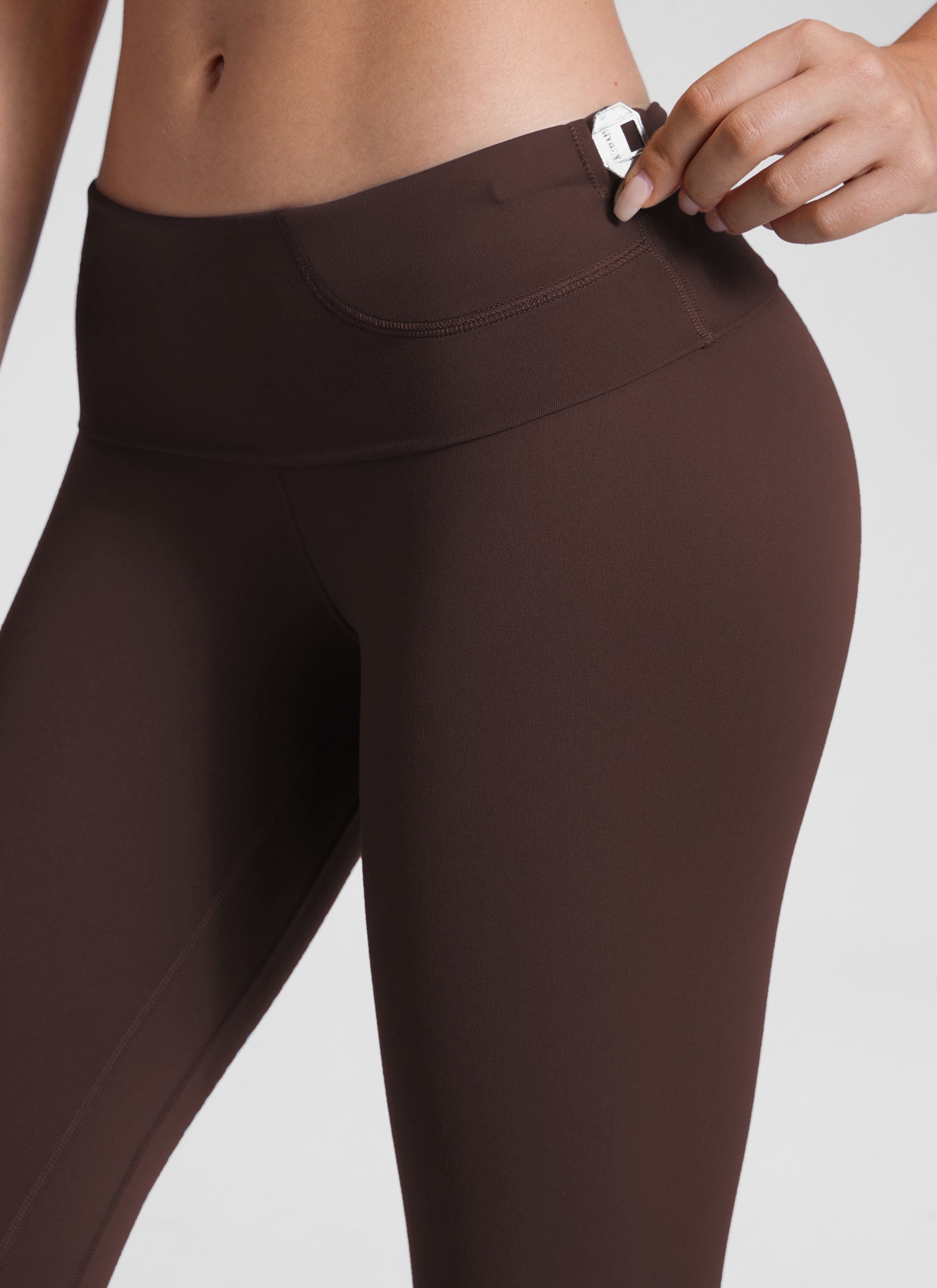 CRZ YOGA レディース ラウンジ スーパーハイライズ Butterluxe ヨガレギンス 64cm ホットファッジブラウン