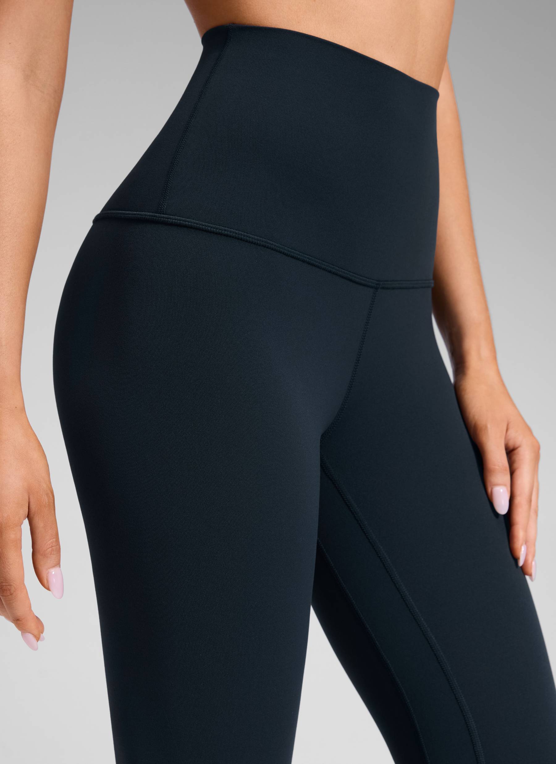 CRZ YOGA Women's Yoga Super High Waist Butterluxe Yoga Leggings 28'' True Navy