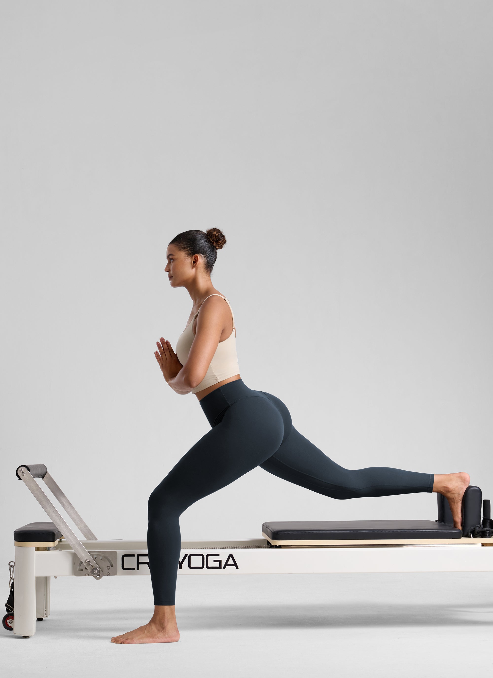 CRZ YOGA レディース ワークアウト ハイライズButterlift ヨガレギンス 25インチ トゥルーネイビー