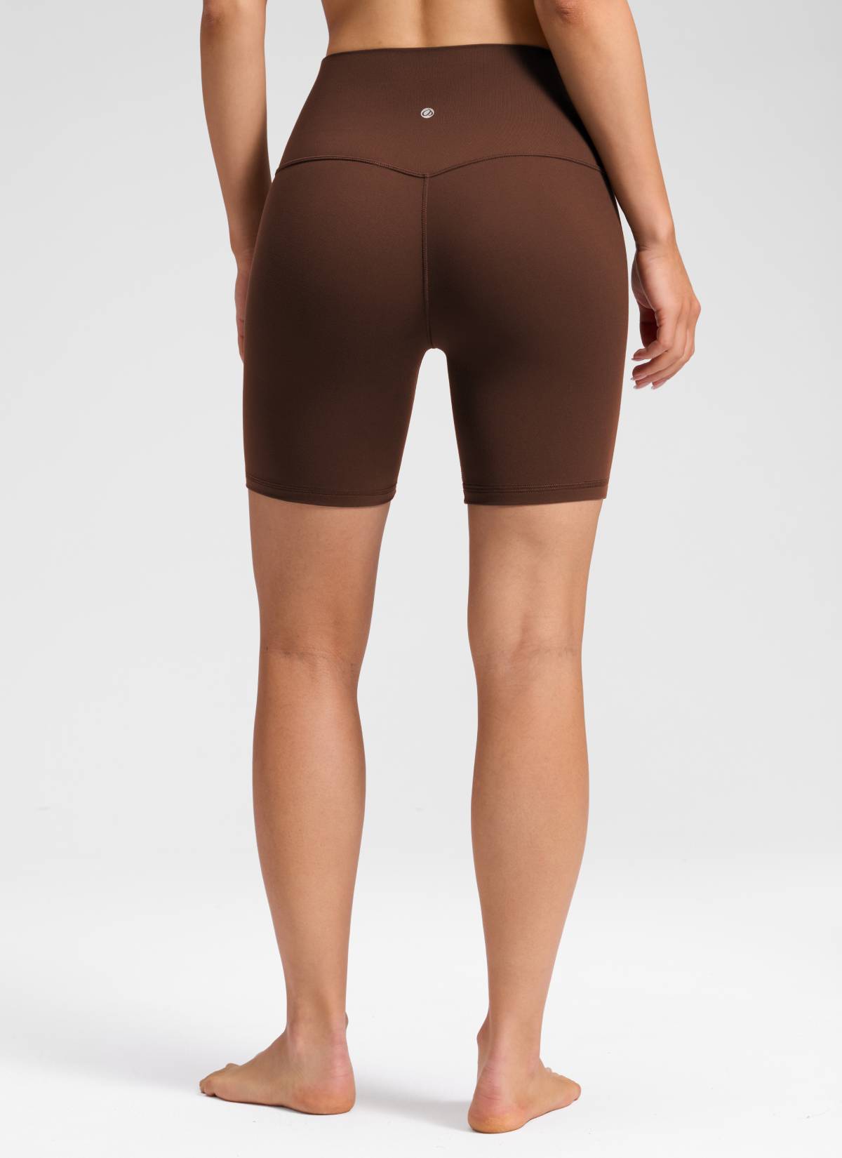 CRZ YOGA レディース Butterluxe ヨガ ハイライズ フロントシームレス ショートパンツ 15cm