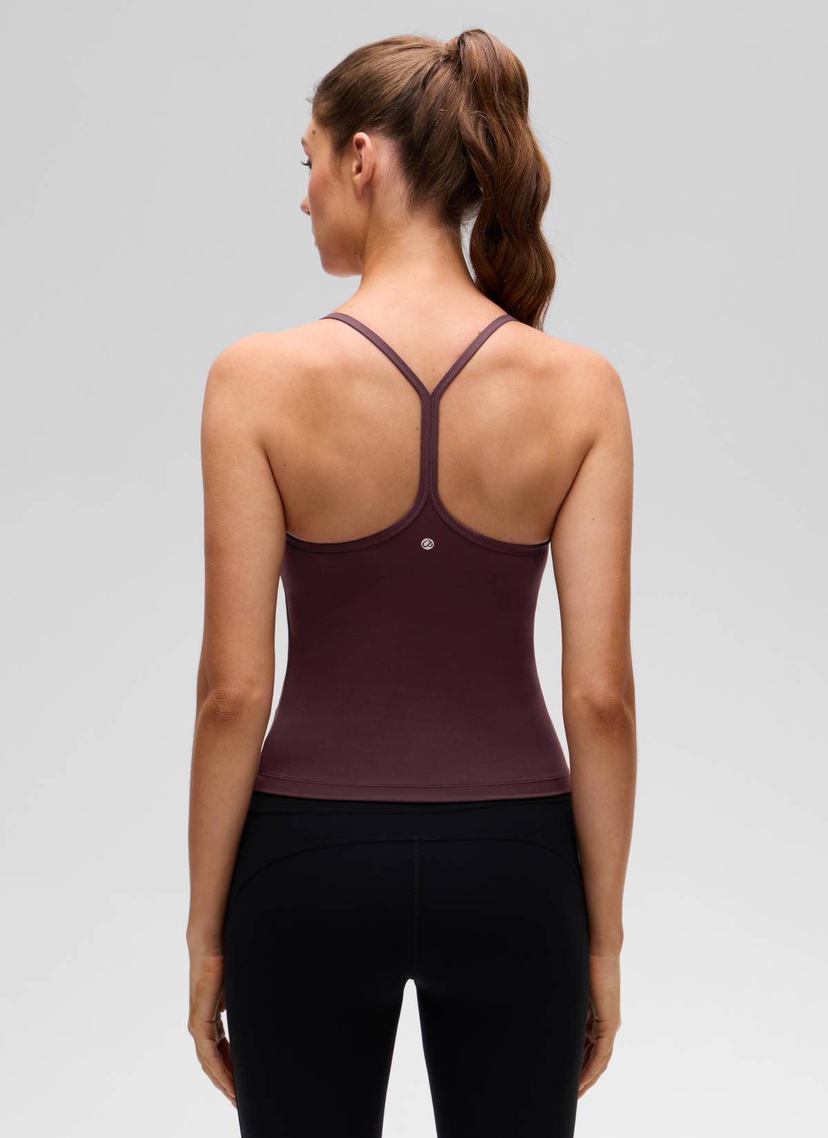 CRZ YOGA レディース ヨガ スリムフィット Butterluxe ブラトップ一体型 タンクトップ Yバック ライププラム