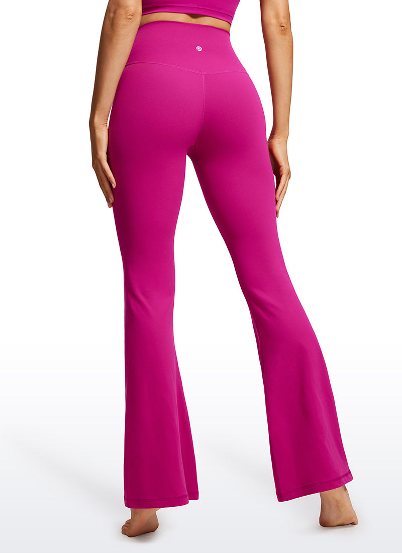 CRZ YOGA Women Butterluxe V Crossover High Waist Flare Leggings 31
