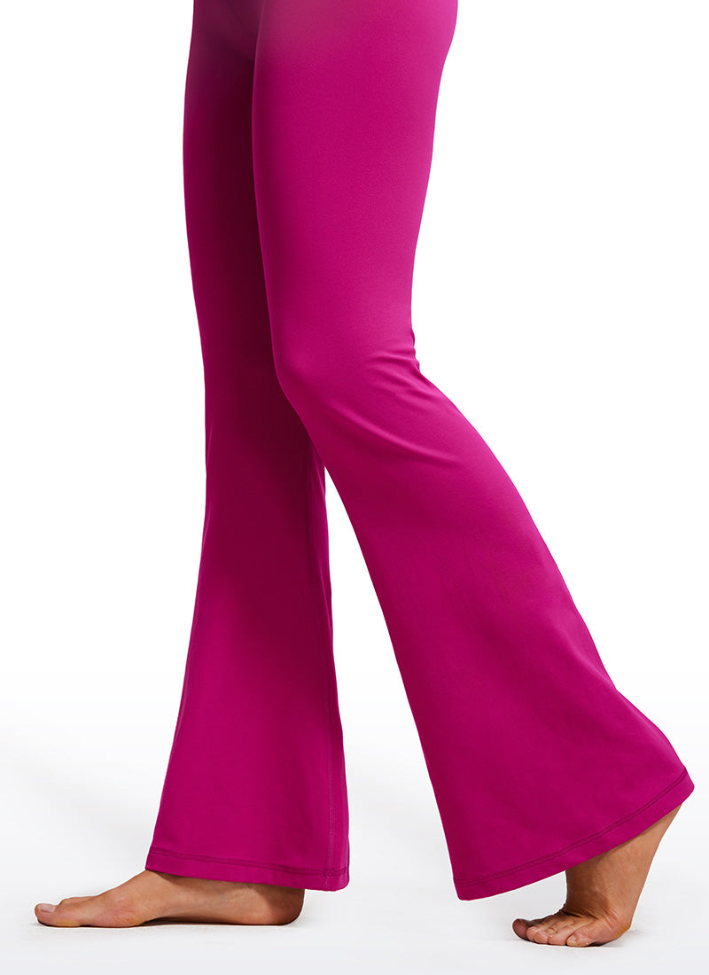 CRZ YOGA Women Butterluxe V Crossover High Waist Flare Leggings 31