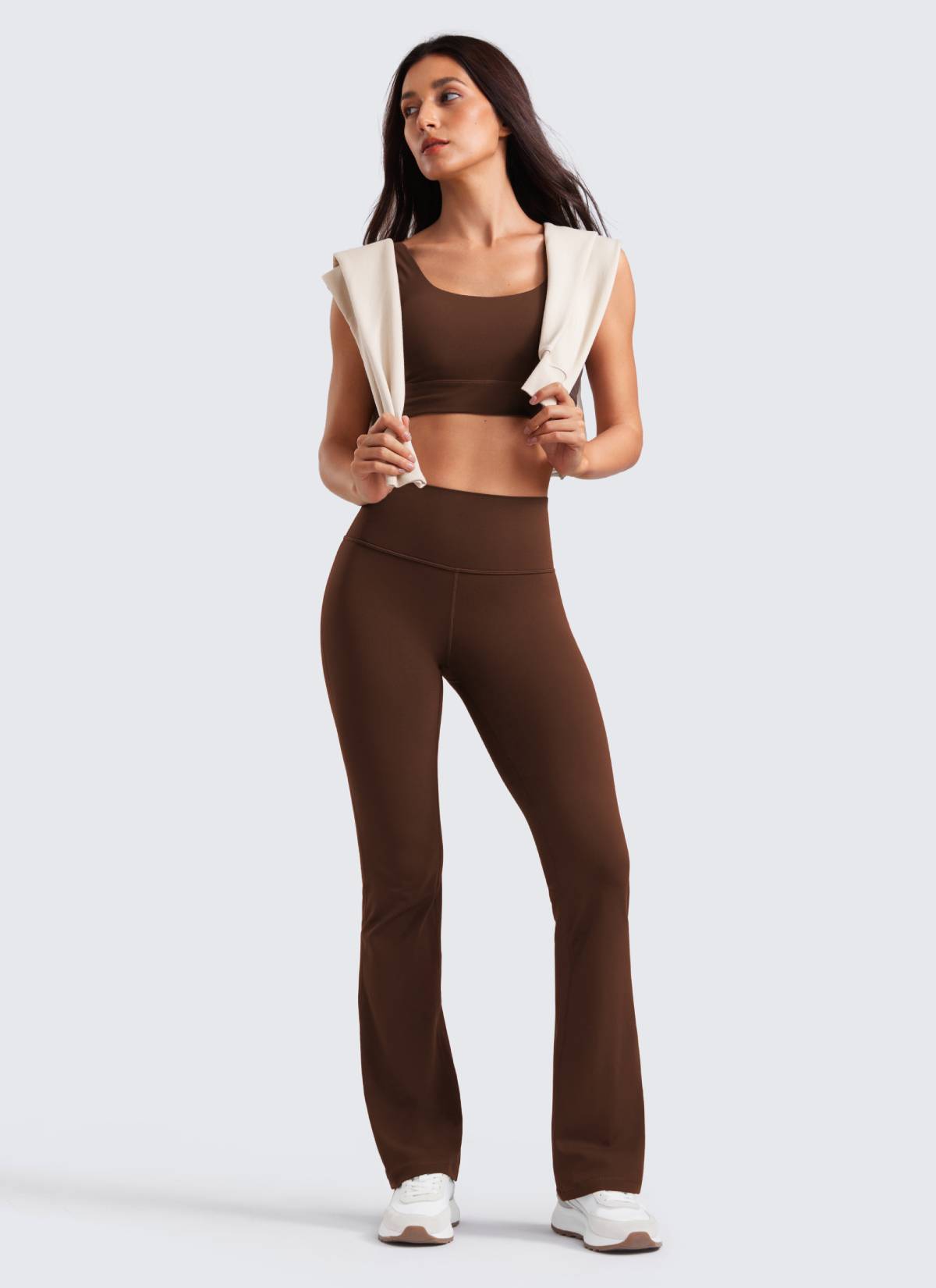 CRZ YOGA Women's Butterluxe High Waist Flare Leg Bootcut Leggings 32
